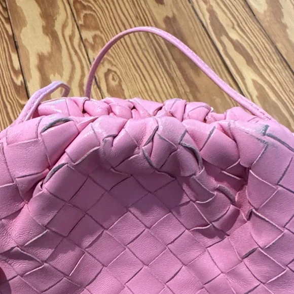 Bottega Veneta Intrecciato Mini Pouch in Pink - Picture 11 of 13